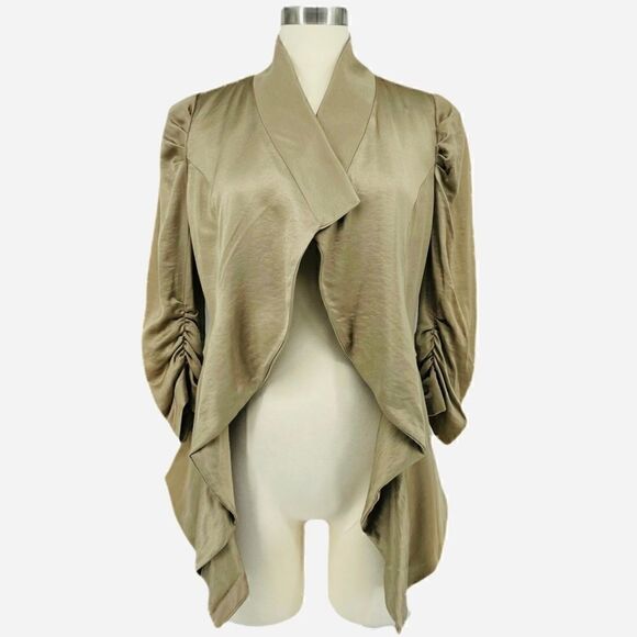bebe Ponte Waterfall Jacket Blazer - Picture 2 of 10